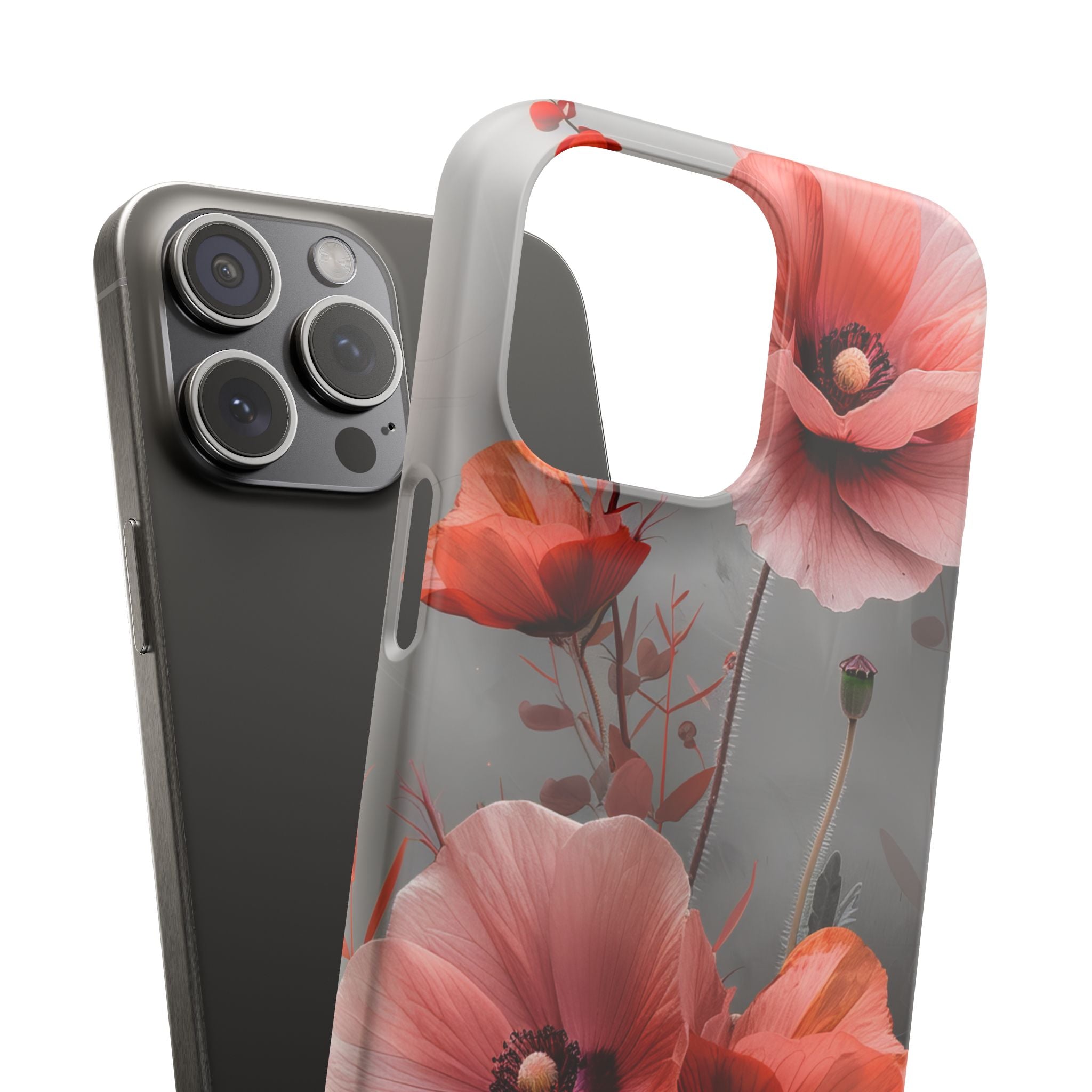 Ethereal Floral Elegance iPhone 15 - Slim Phone Case