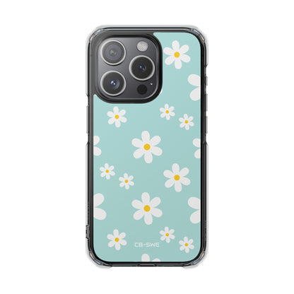 Daisies On Blue iPhone Case - Impact