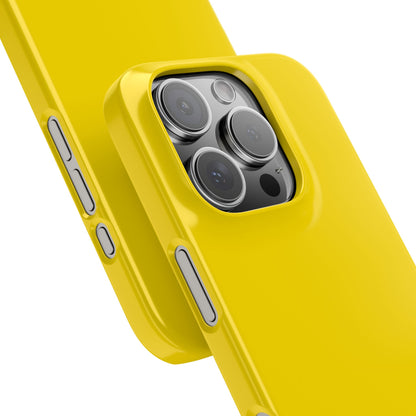 Gold Yellow - Slim iPhone 16 Phone Case