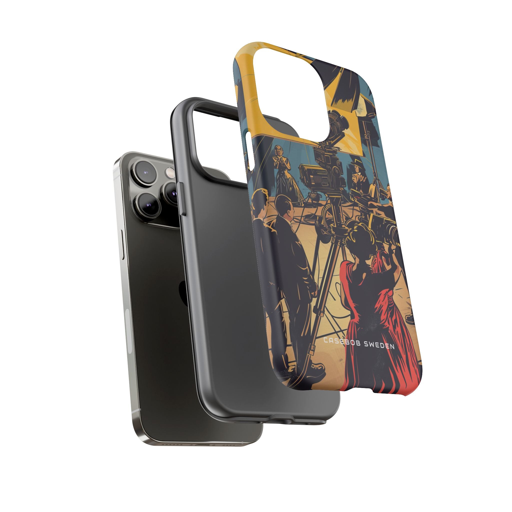 Golden Era Cinematic Spotlight iPhone 14 - Tough Phone Case