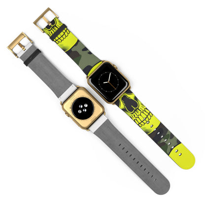 Neon Skull Camo - Watch Band