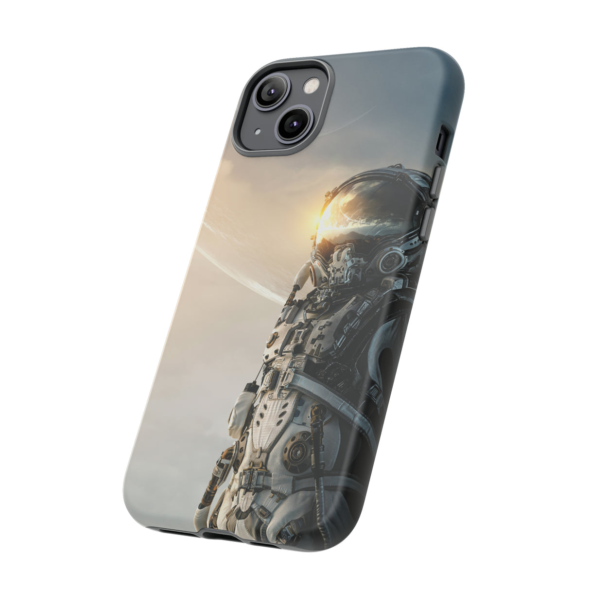 Astronaut on unexplored planet - Protective Phone Case