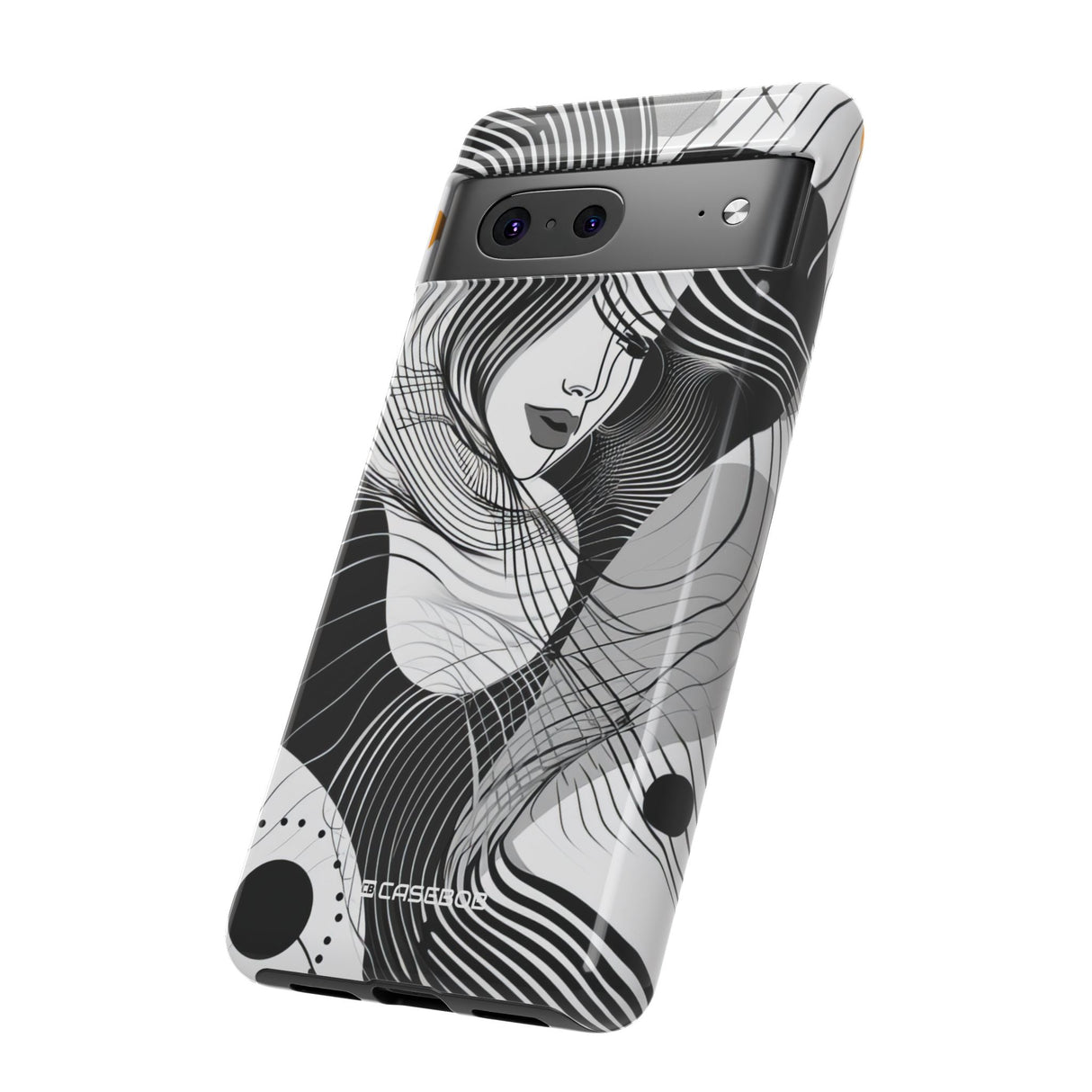 Fluid Noir Rhythm | Protective Phone Case for Google Pixel