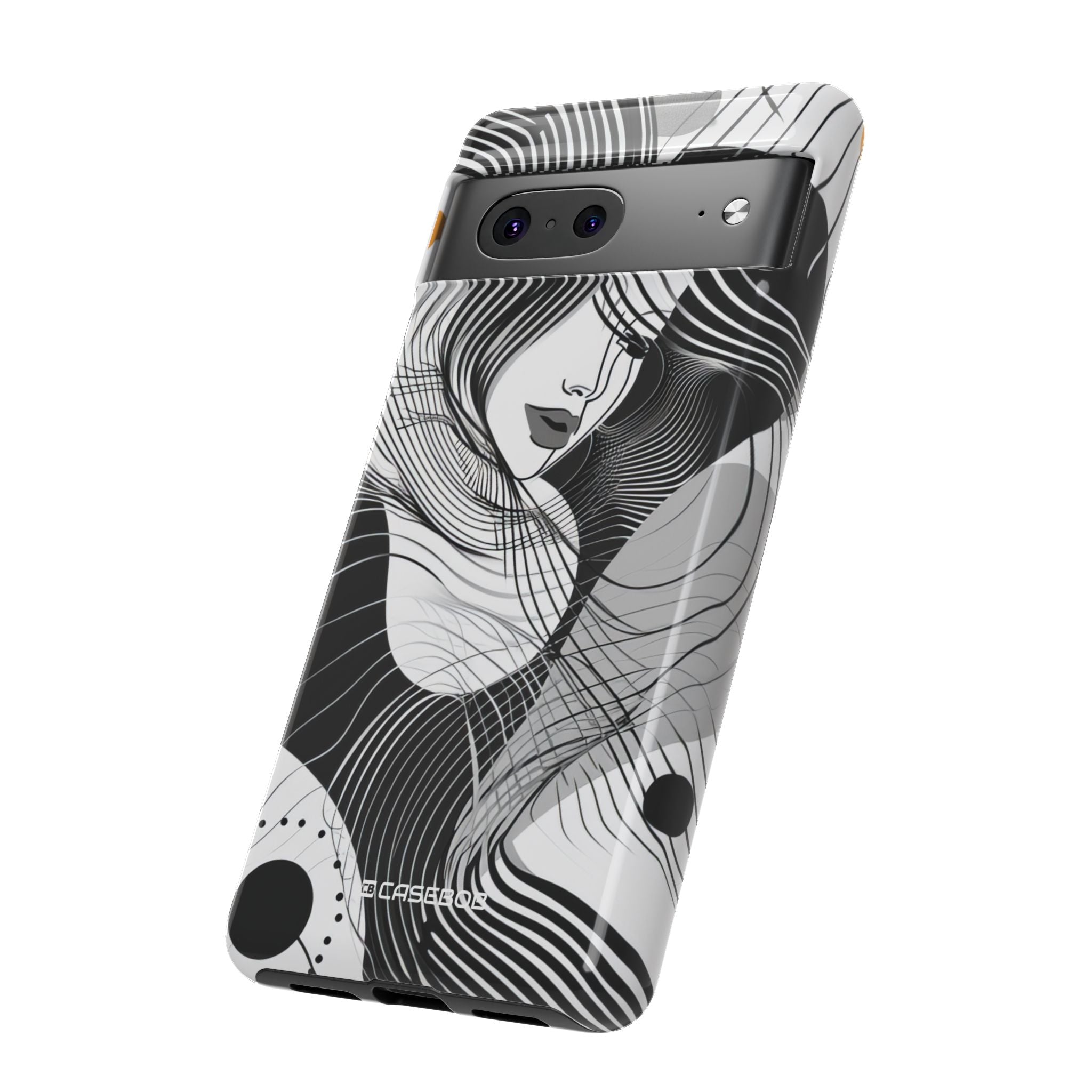 Fluid Noir Rhythm - Phone Case for Google Pixel