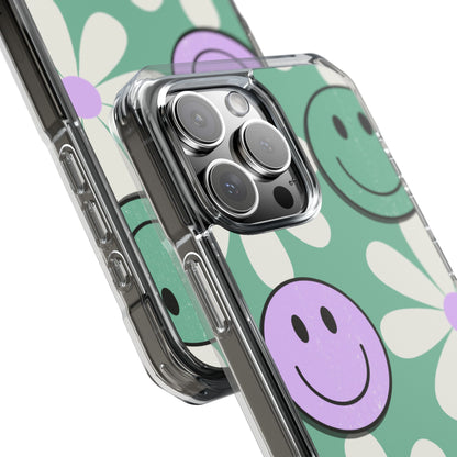 Smiley Daisy Glow iPhone 16 Pro Max Case - Impact