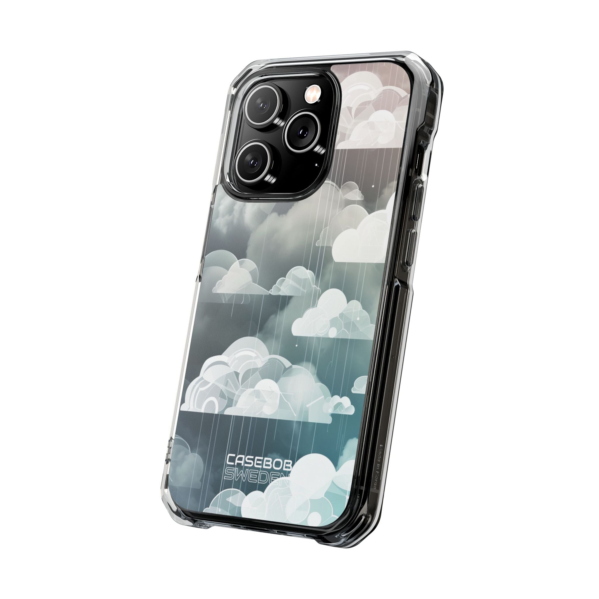 Silver Dream Clouds iPhone 14 - Impact Clear+