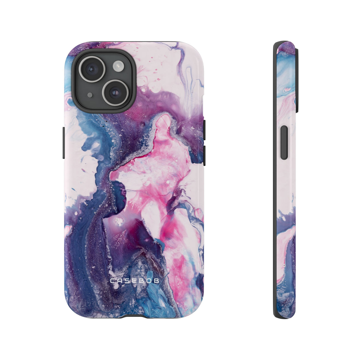 Blue & Pink Art - Protective Phone Case