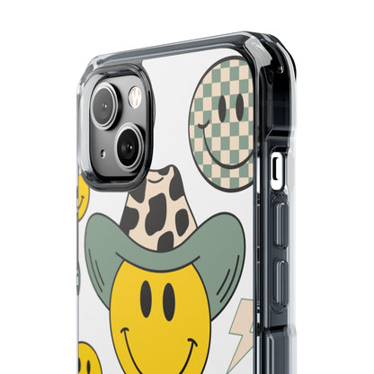 Pop Art Smiley Party iPhone Case - Impact