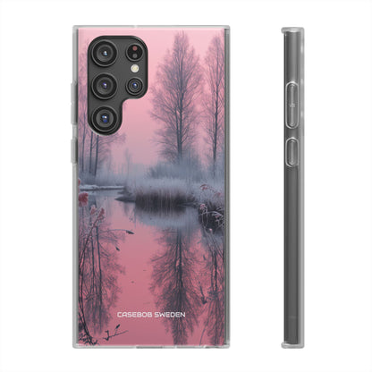 Pink Serenity Case - Flexi Samsung S22 Phone Case