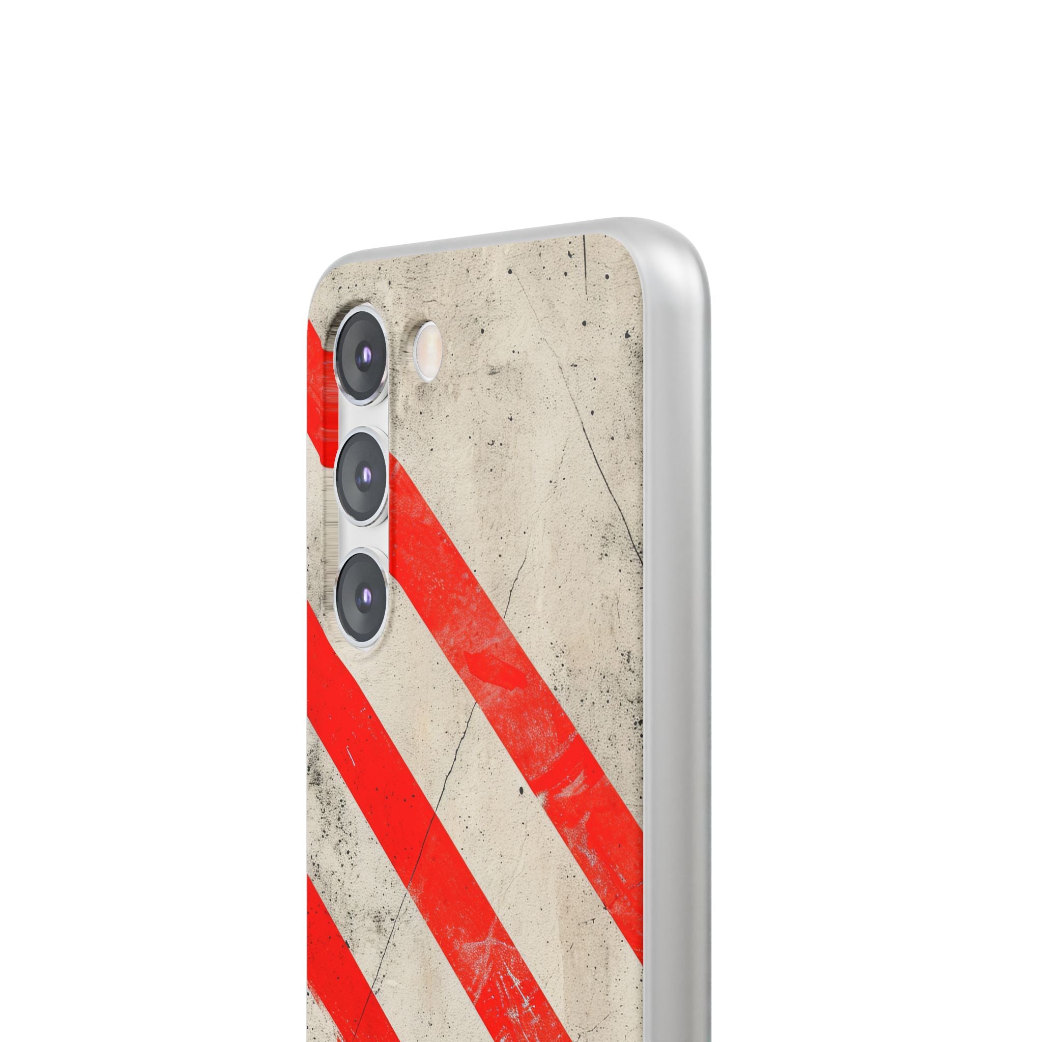 Striker Crimson Stripes Samsung S23 - Flexi Phone Case