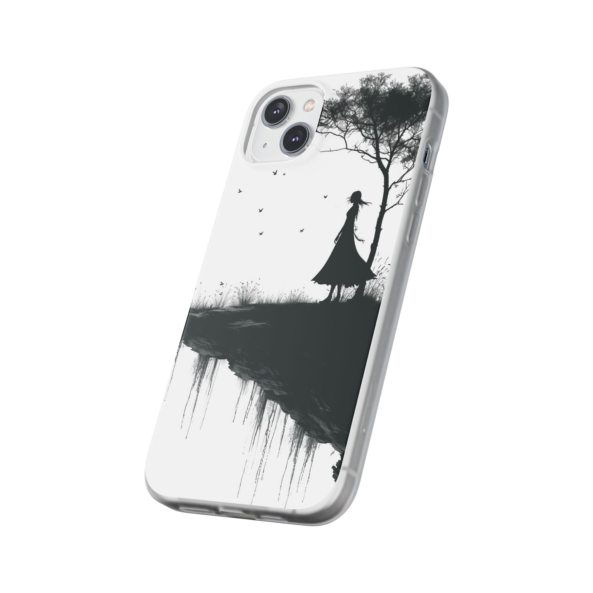 Cliffside Silhouette iPhone 14 Plus Case - Soft