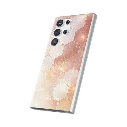 Honeycomb Glow Samsung S23 Ultra Case - Soft
