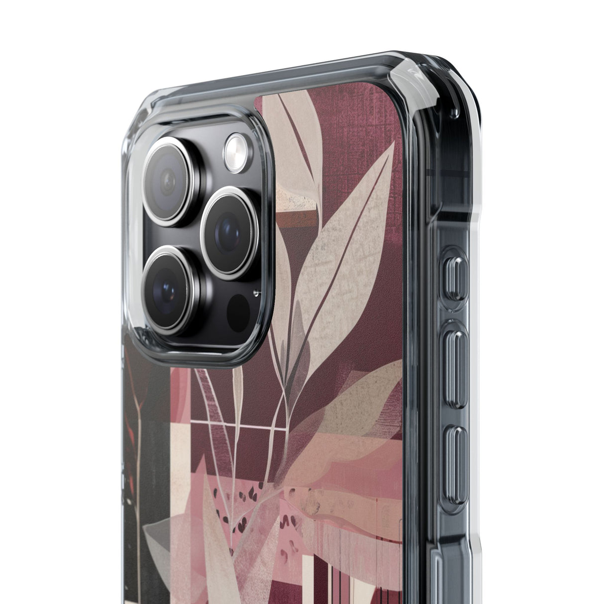 Marsala  Showcase | Phone Case for iPhone (Clear Impact Case - Magnetic)