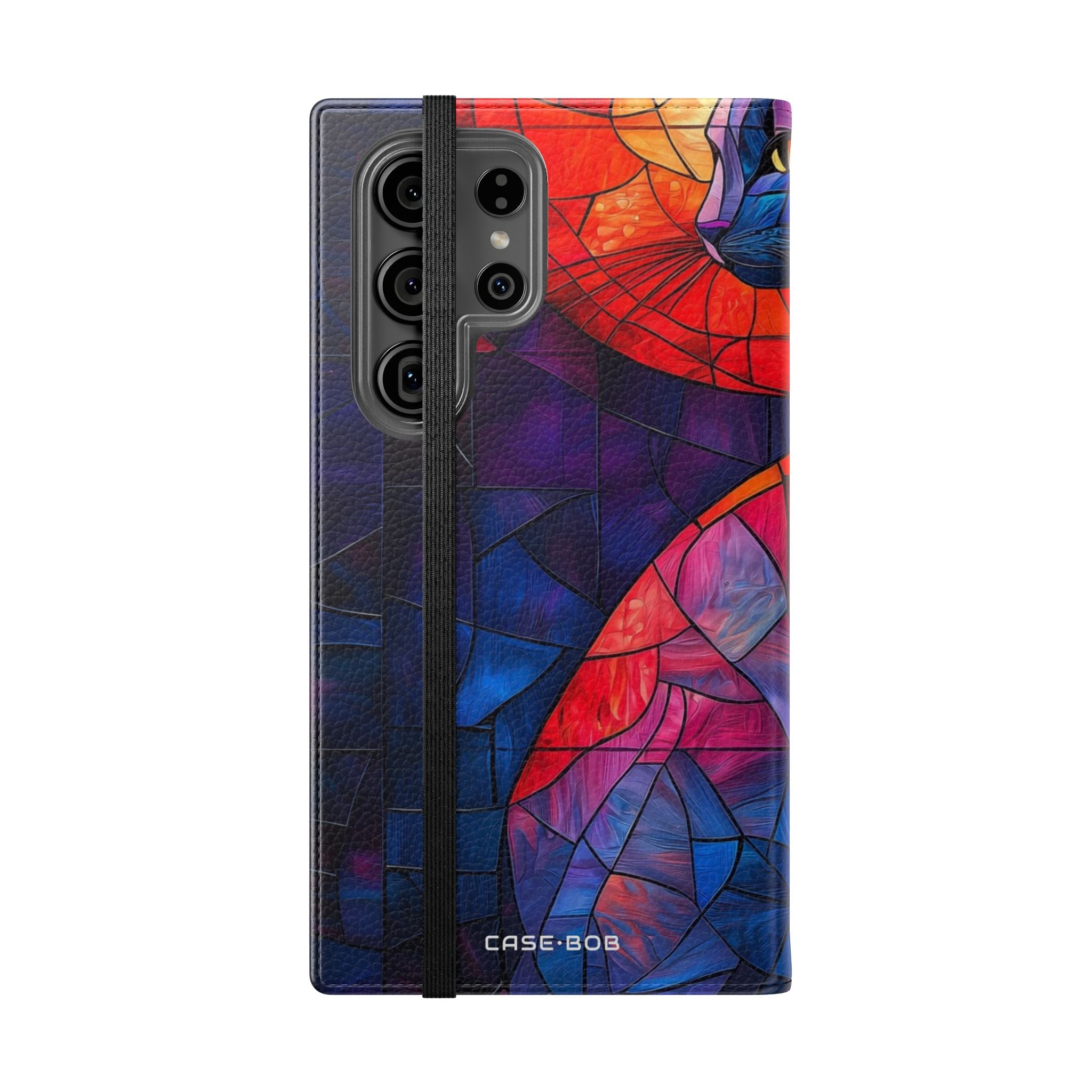 Stained Glass Cat - Samsung S23 Ultra Case - Wallet