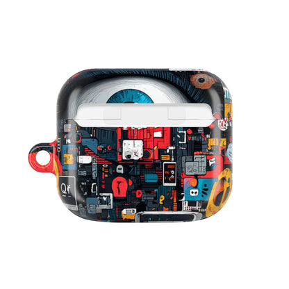 Sininen katse mosaiikki - AirPods Case