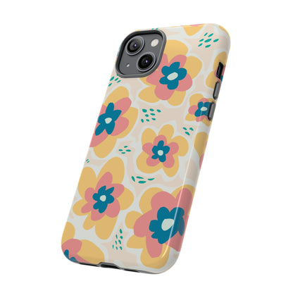 Yellow Happy Flower - Protective Phone Case