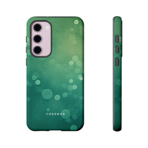 Green Dot Matrix - Protective Phone Case