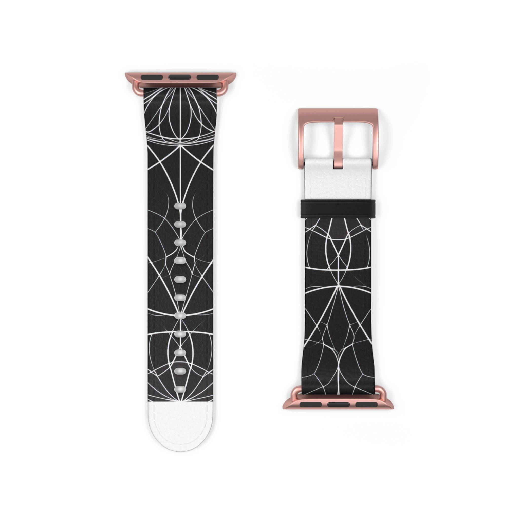 White Mandala Radiance - Watch Band