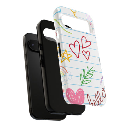 Hearts Dance Happily - Google Pixel Case