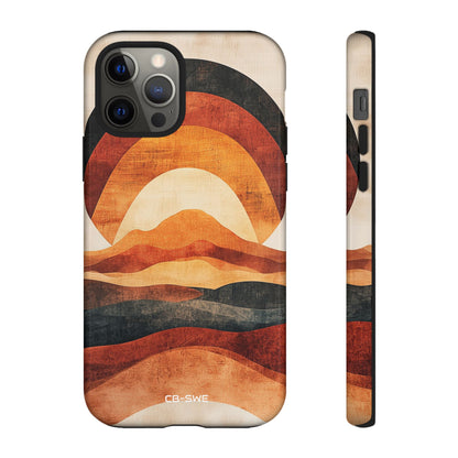 Sunrise Embraces Mountains - iPhone Case