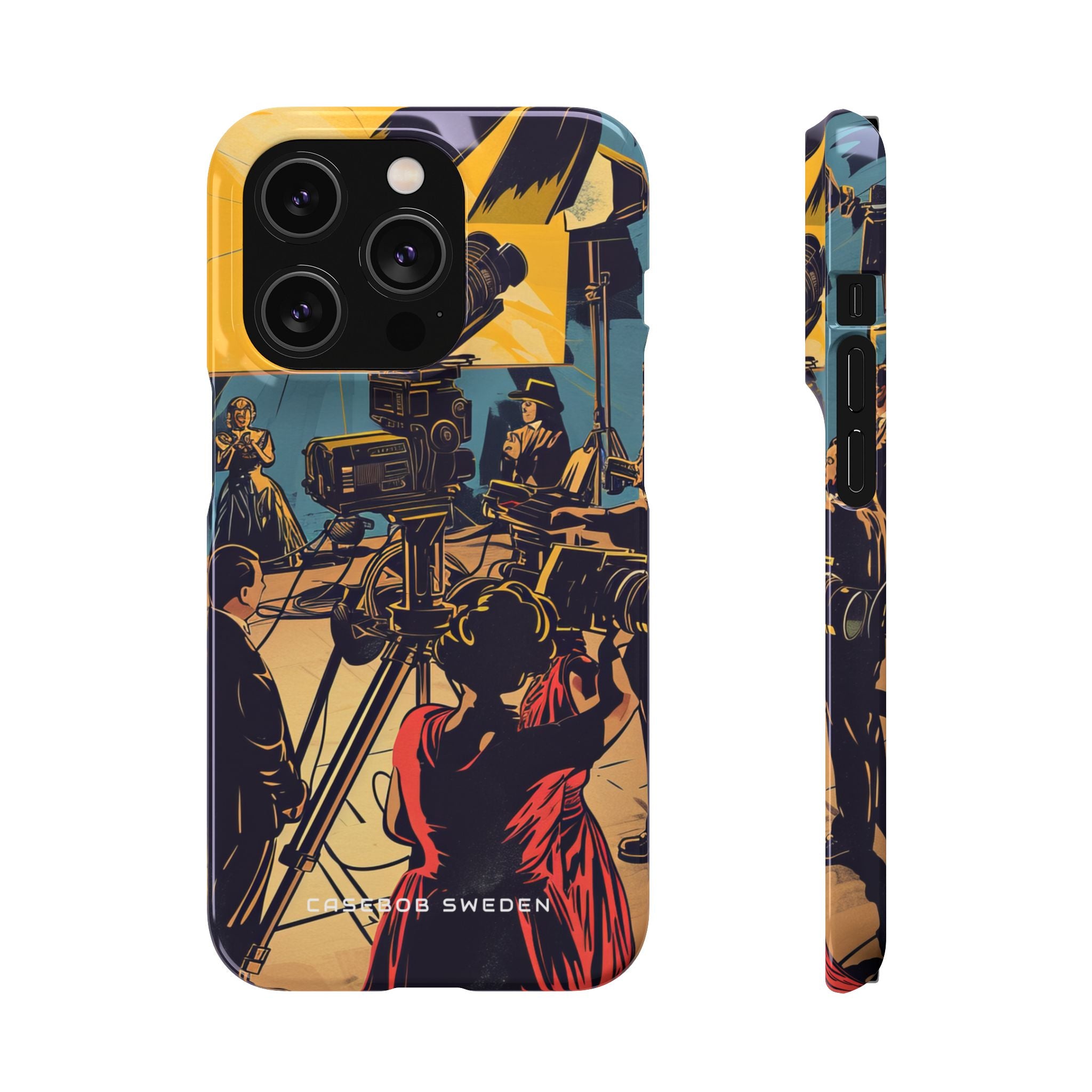 Golden Era Cinematic Spotlight iPhone 14 - Slim Phone Case