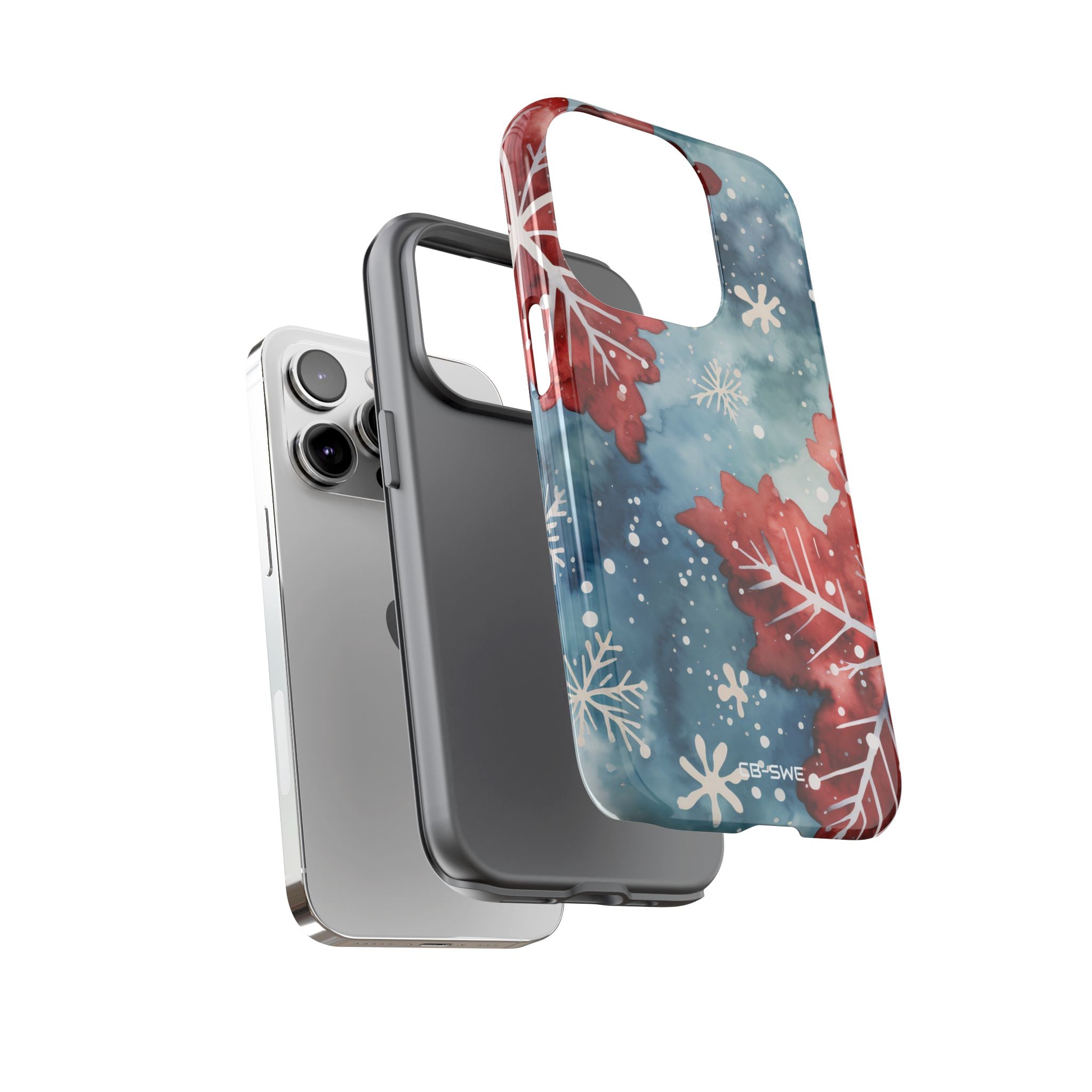 Winter Leaves Dance - iPhone Case