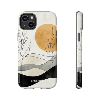 Orange Halo iPhone 14 Plus Case - Tough