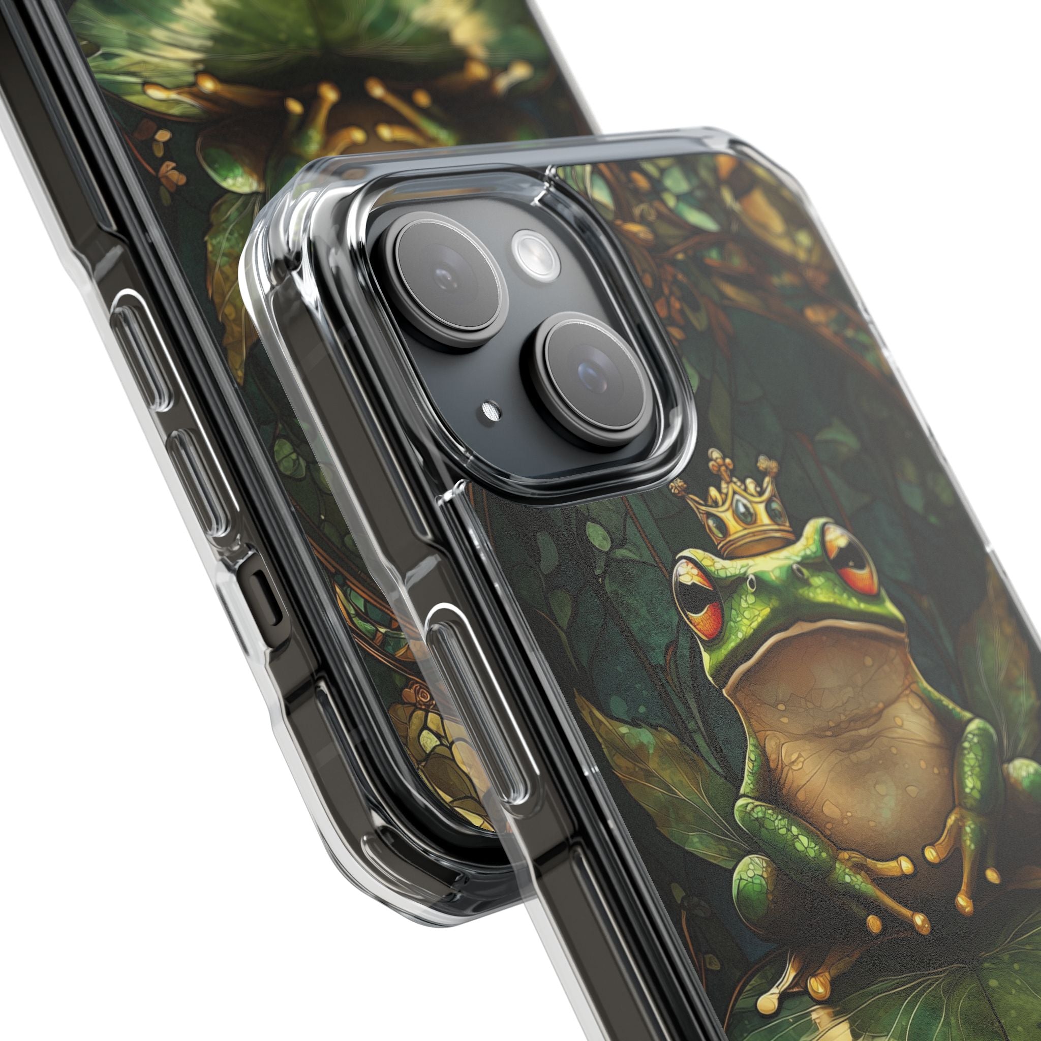 Crowned Frog Rests iPhone Case - Impact