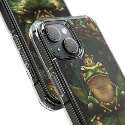 Crowned Frog Rests iPhone Case - Impact