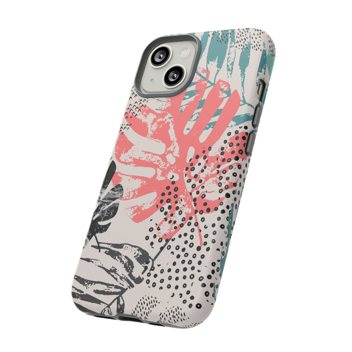 Rough Grunge Tropical - Protective Phone Case