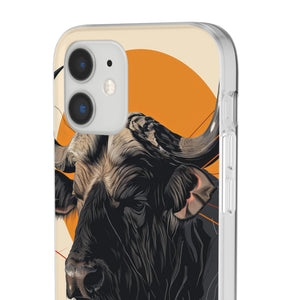 Majestic Buffalo Sun | Flexible Phone Case for iPhone