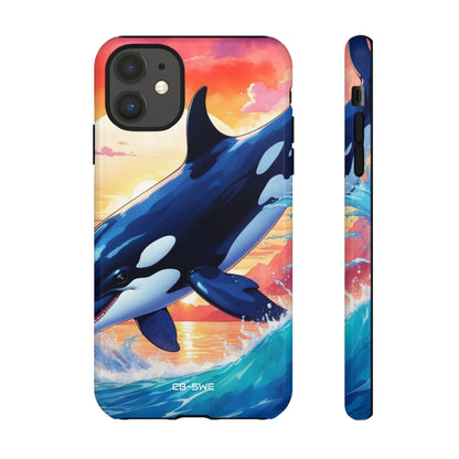 Orca Leaps Joyfully - iPhone Case