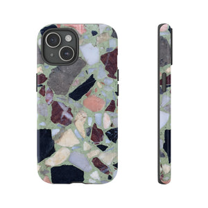 Terrazzo in Green - Protective Phone Case