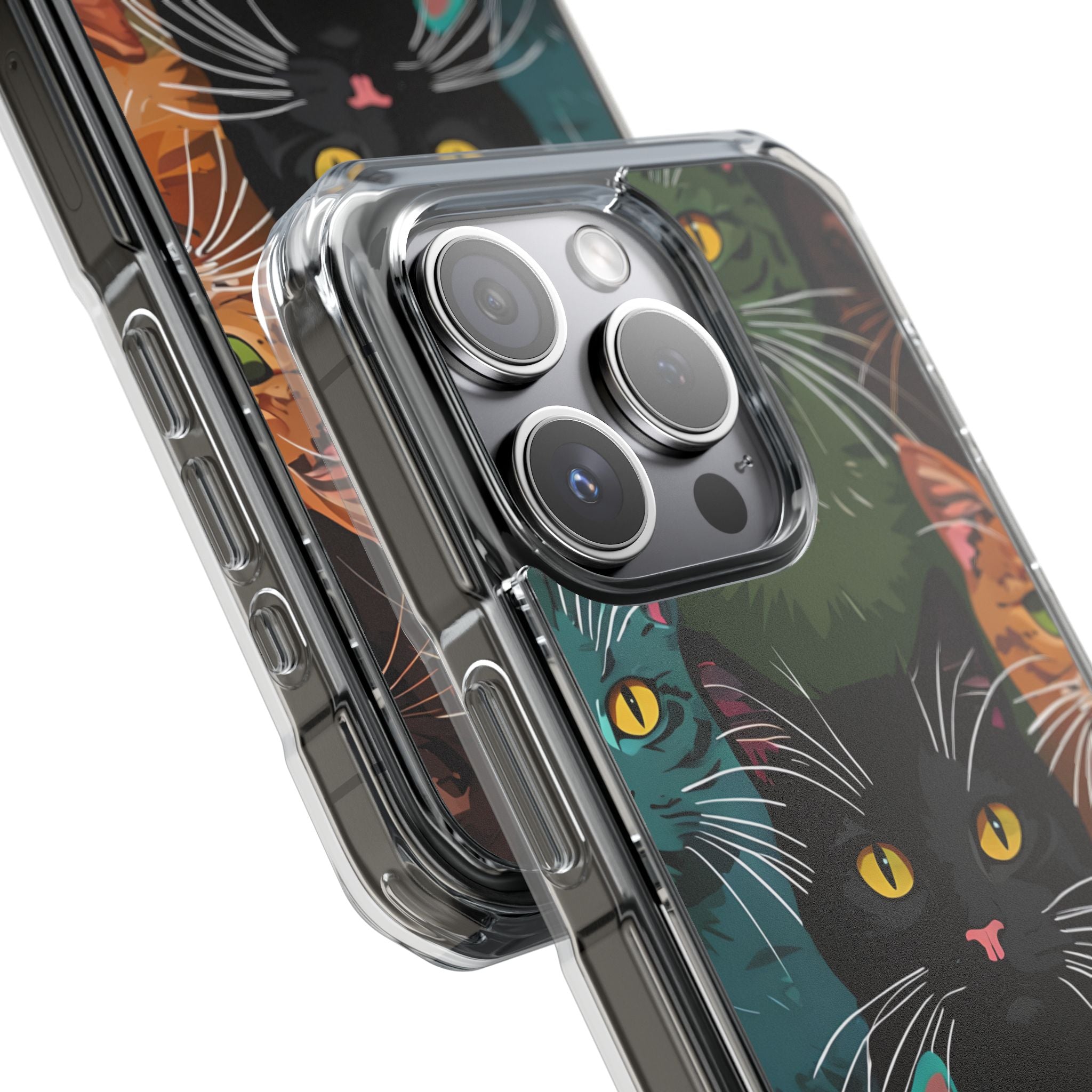 Colorful Cat Charisma iPhone Case - Impact