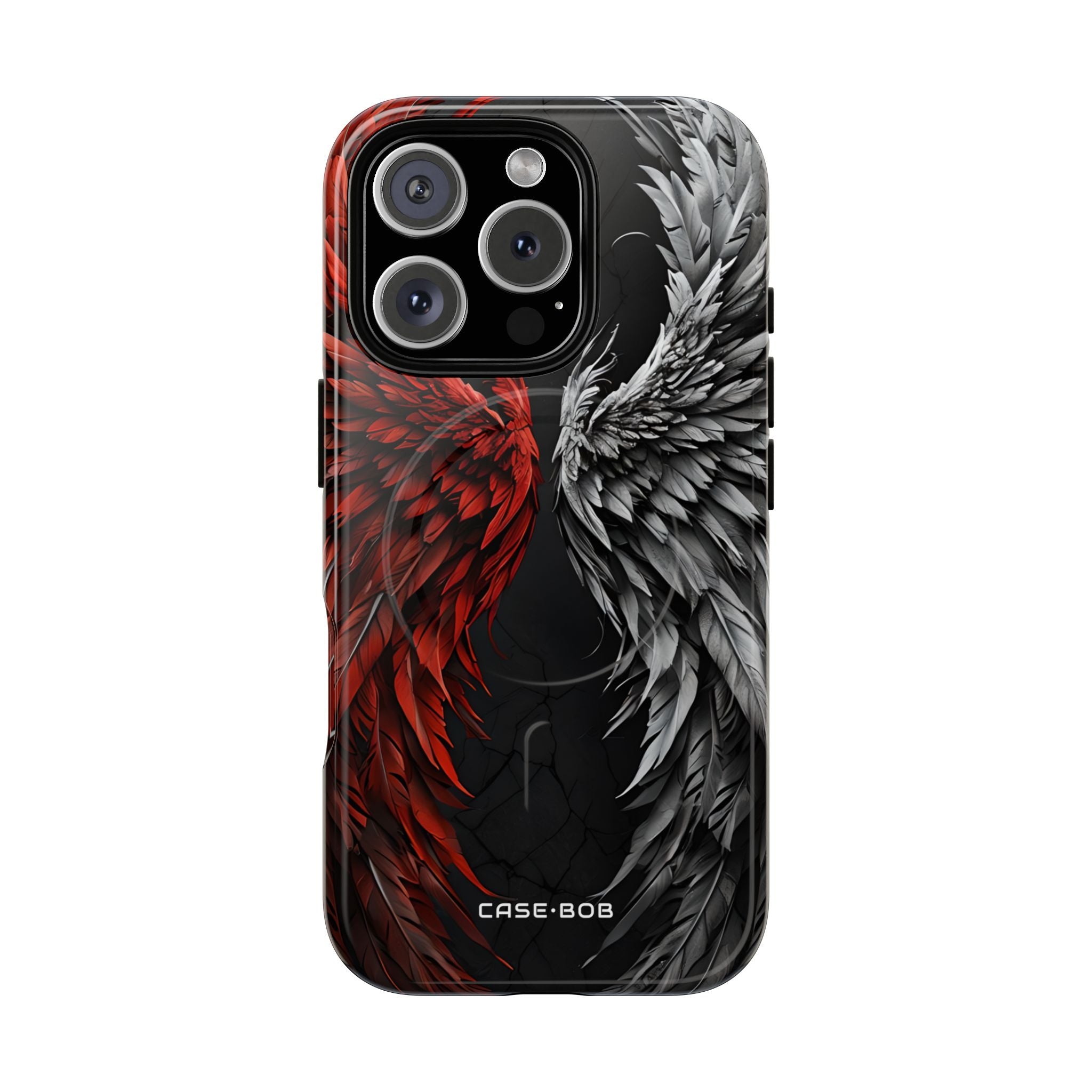 Crimson White Wings iPhone 16 Pro Case - Tough+
