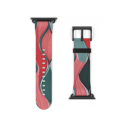 Leaf Spiral Pink - Watch Band