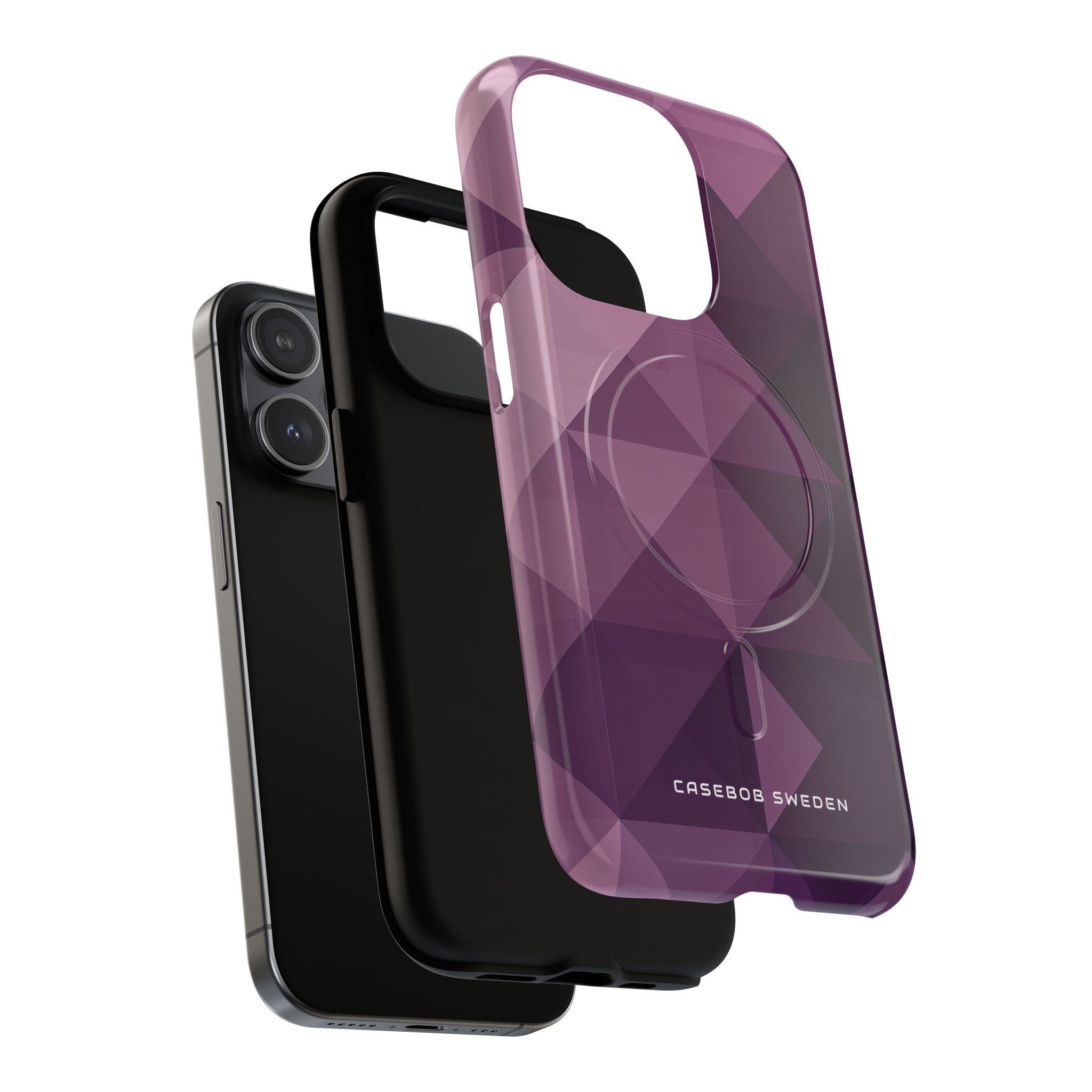 Gradient Purple Mosaic iPhone 15 | Tough+ Phone Case