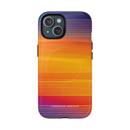 Gradient Sunset Flow iPhone 15 | Tough+ Phone Case