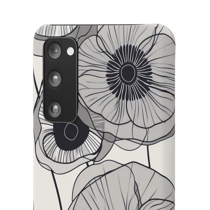 Modern Minimalist Flowers Samsung S20 - Slim Phone Case