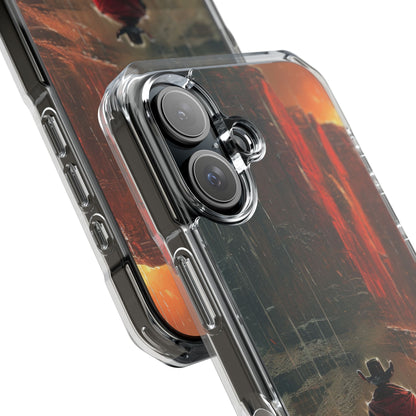 Fiery Wanderer Landschap iPhone 16 - Impact Clear+