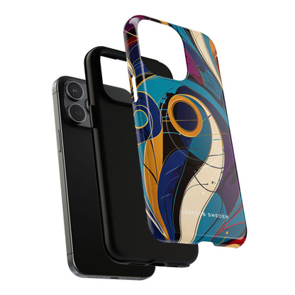 Vintage Vortex Harmony iPhone 15 | Tough+ Phone Case