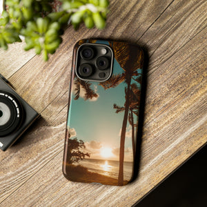 Sundown Palmtrees - Protective Phone Case