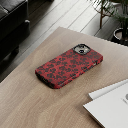 Rosemony Gothic Flower - Protective Phone Case