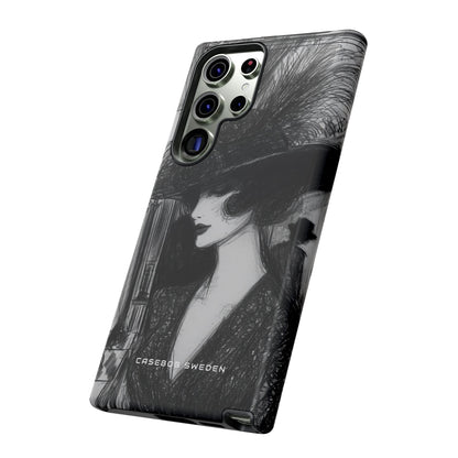 Timeless Elegance in Monochrome Samsung S23 - Tough Phone Case