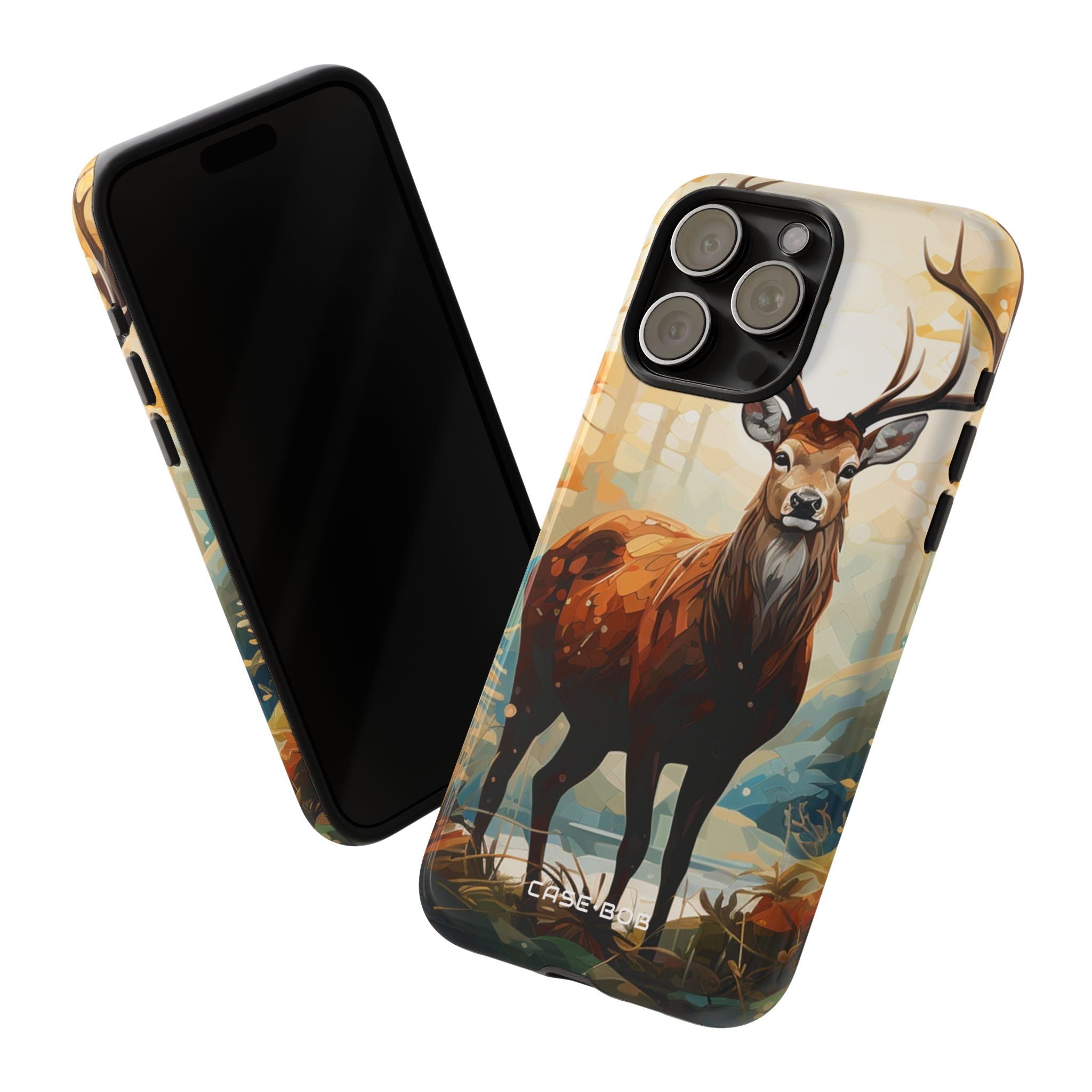 Glowing Stag iPhone 15 Pro Max Case - Tough