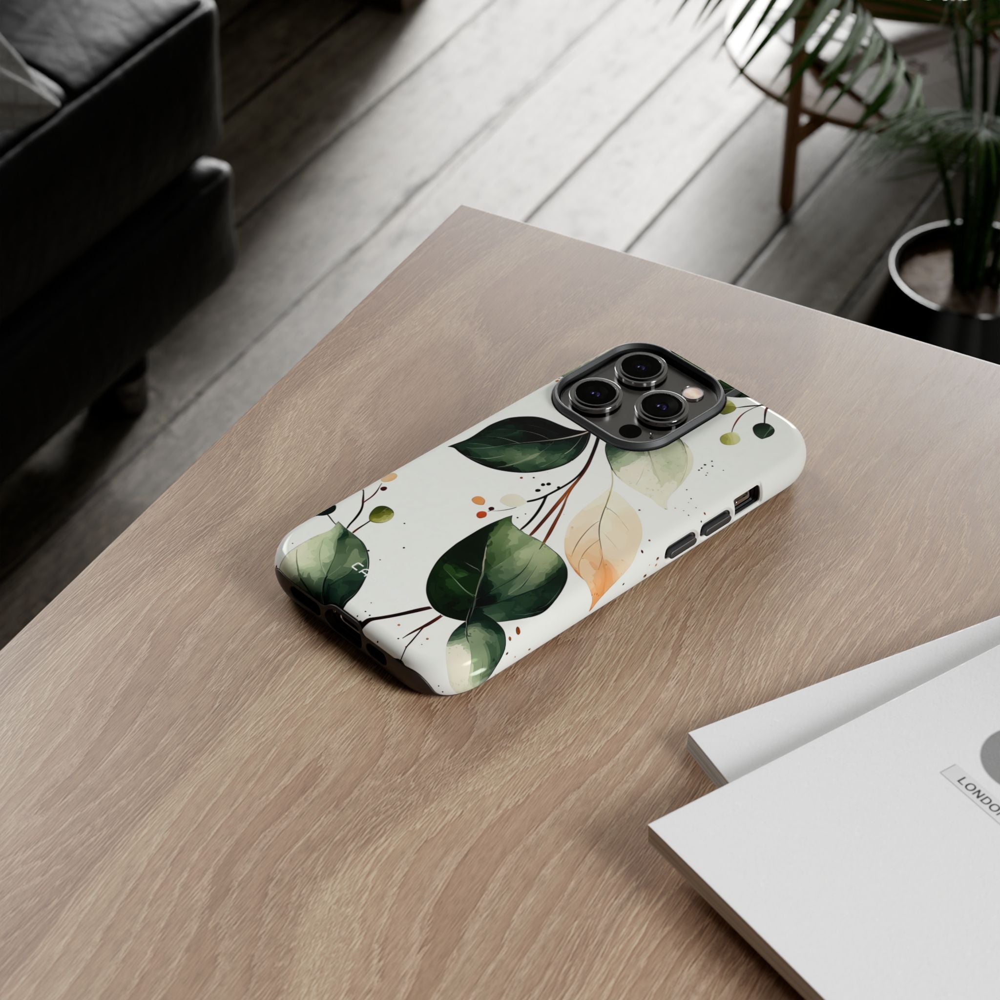 Greenberry Branch iPhone 14 Pro Case - Tough