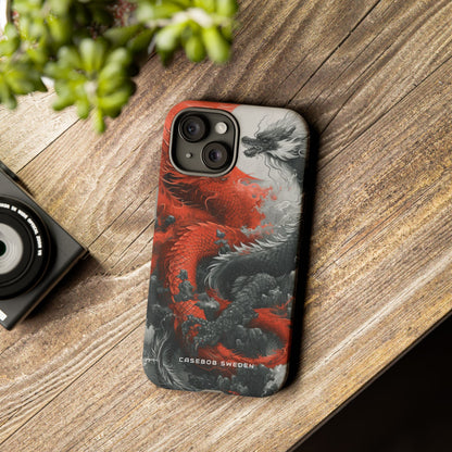 Zen Dragon Harmony iPhone 15 - Tough Phone Case