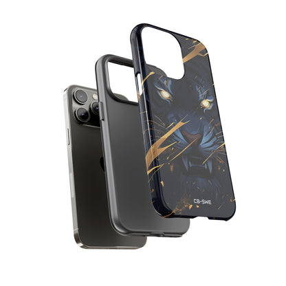 Tiger's Glowing Gaze - iPhone Case