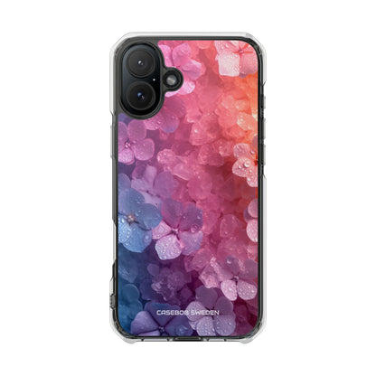 Floral Chill Blooms - Clear Impact iPhone 16 Phone Case