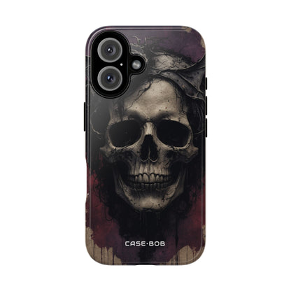 Gothic Skull Crown iPhone 16 Pro Case - Tough